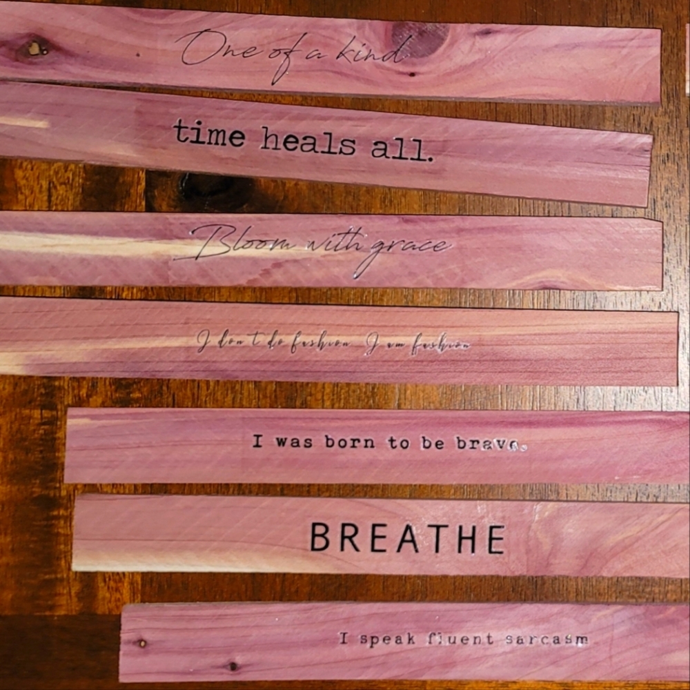 Scrap Wood Affirmations